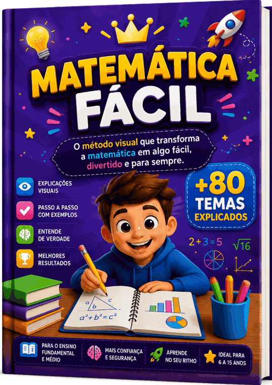 Capa do ebook Matemática Fácil — o método visual de matemática