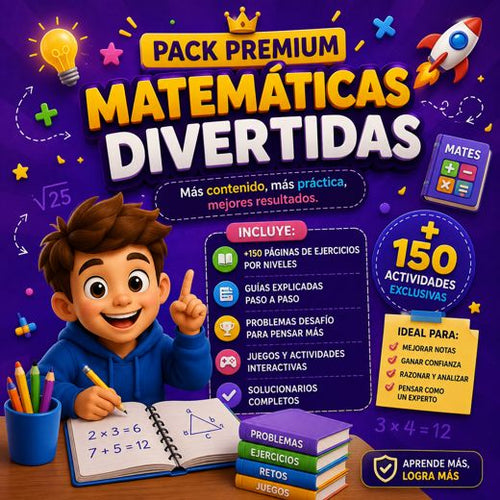 Capa do Pack Premium Matemática Divertida com +150 atividades